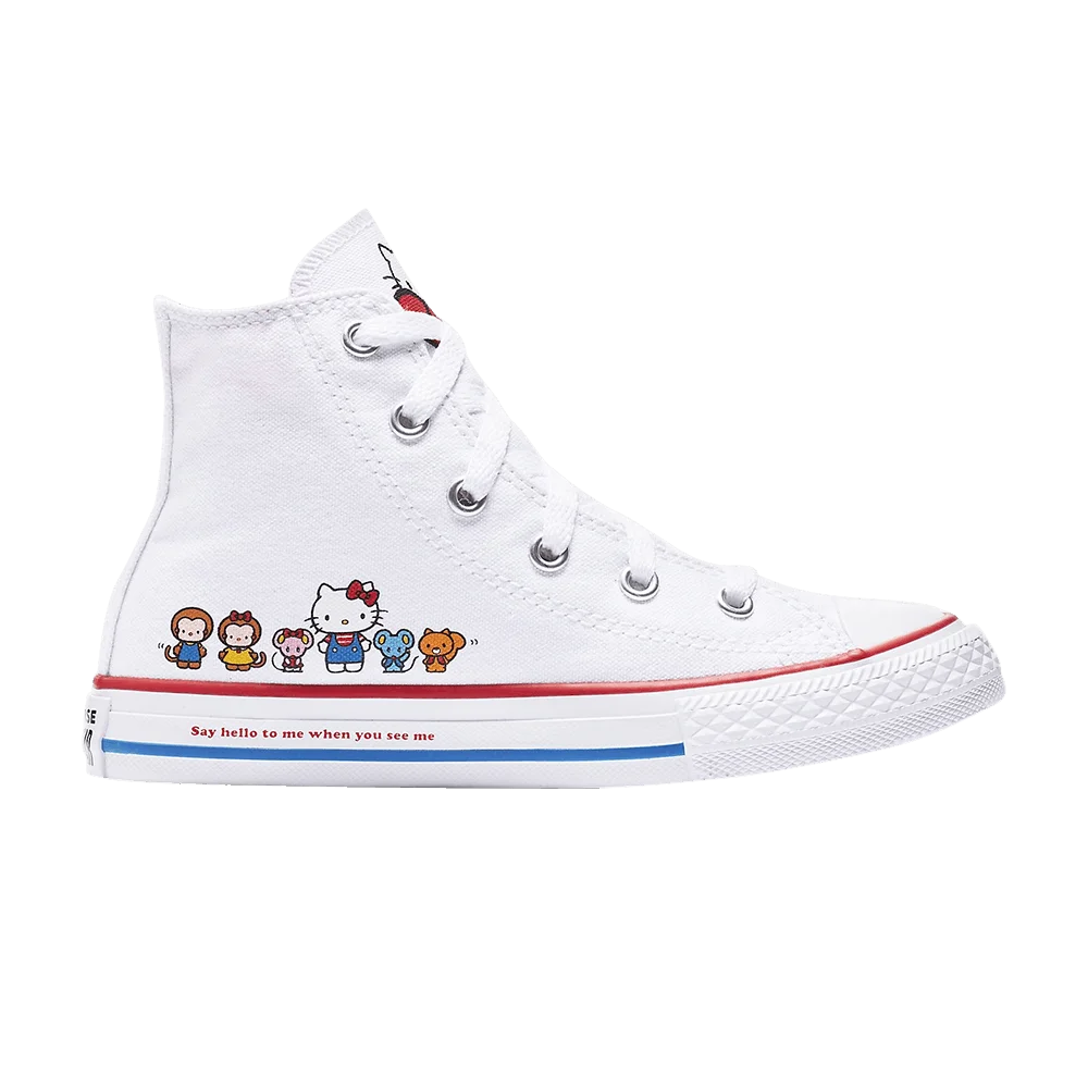 Krossovki-Hello-Kitty-x-Converse-Chuck-Taylor-All-Star-Hi-GS-White
