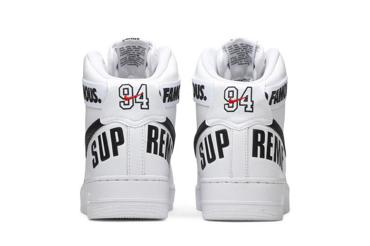 Кроссовки Nike Supreme x Air Force 1 High Supreme 'White'