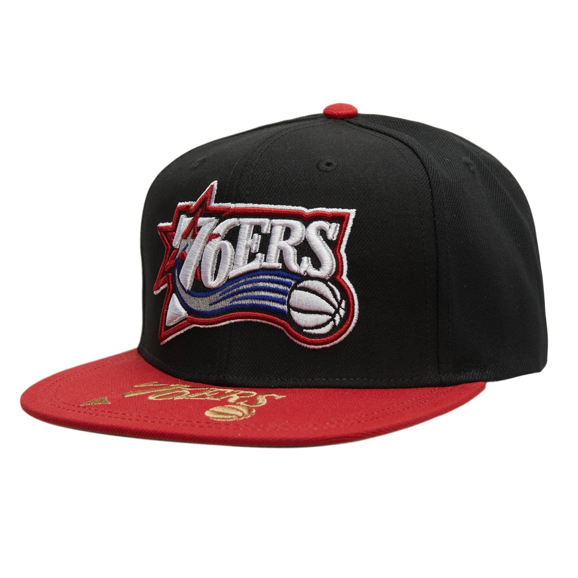 Бейсболка Mitchell & Ness Logo Bill Snapback HWC Philadelphia 76ers