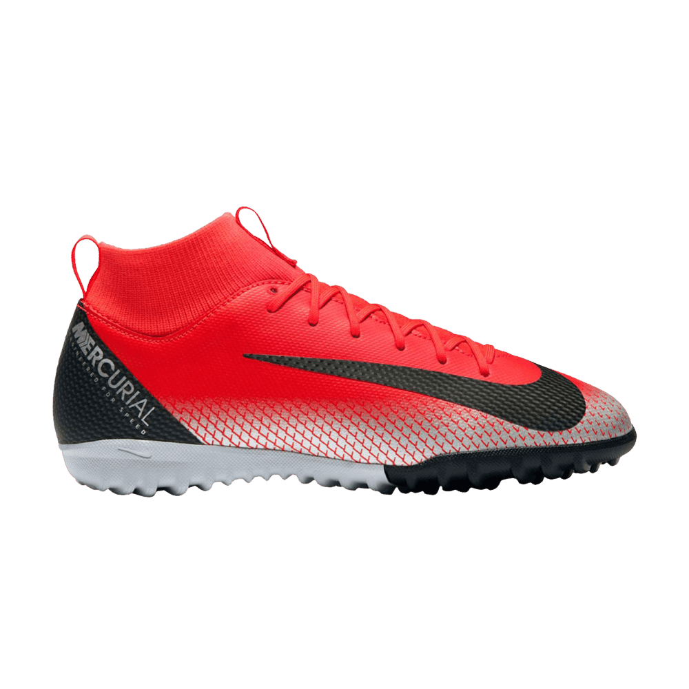 Кроссовки Nike SuperflyX 6 Academy LVL UP TF GS 'Bright Crimson Chrome'