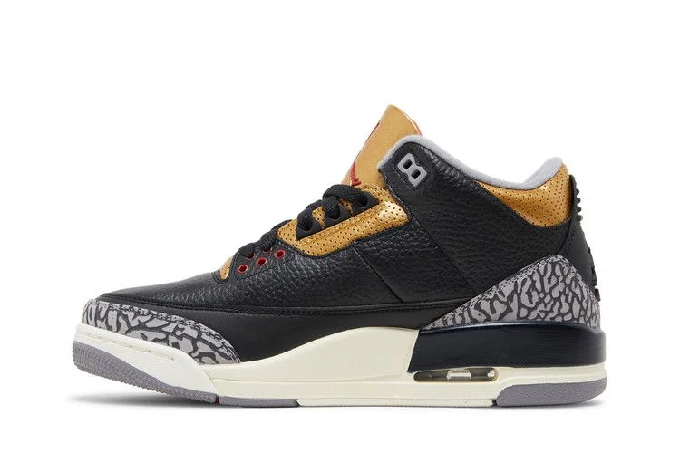 Кроссовки Wmns Air Jordan 3 Retro 'Black Gold'
