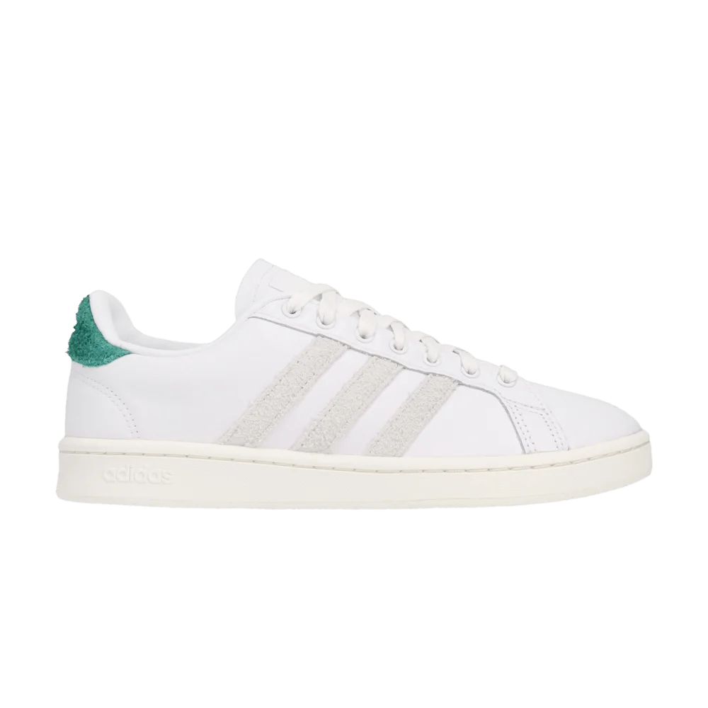 Krossovki-Adidas-Grand-Court-White-Grey-Green