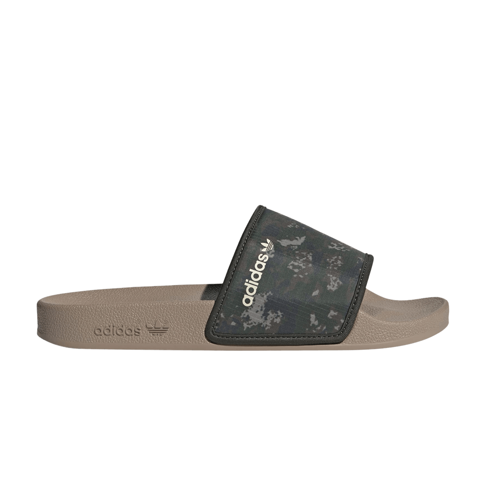 Adidas Adilette Slide 'Shadow Green Brown Camo'