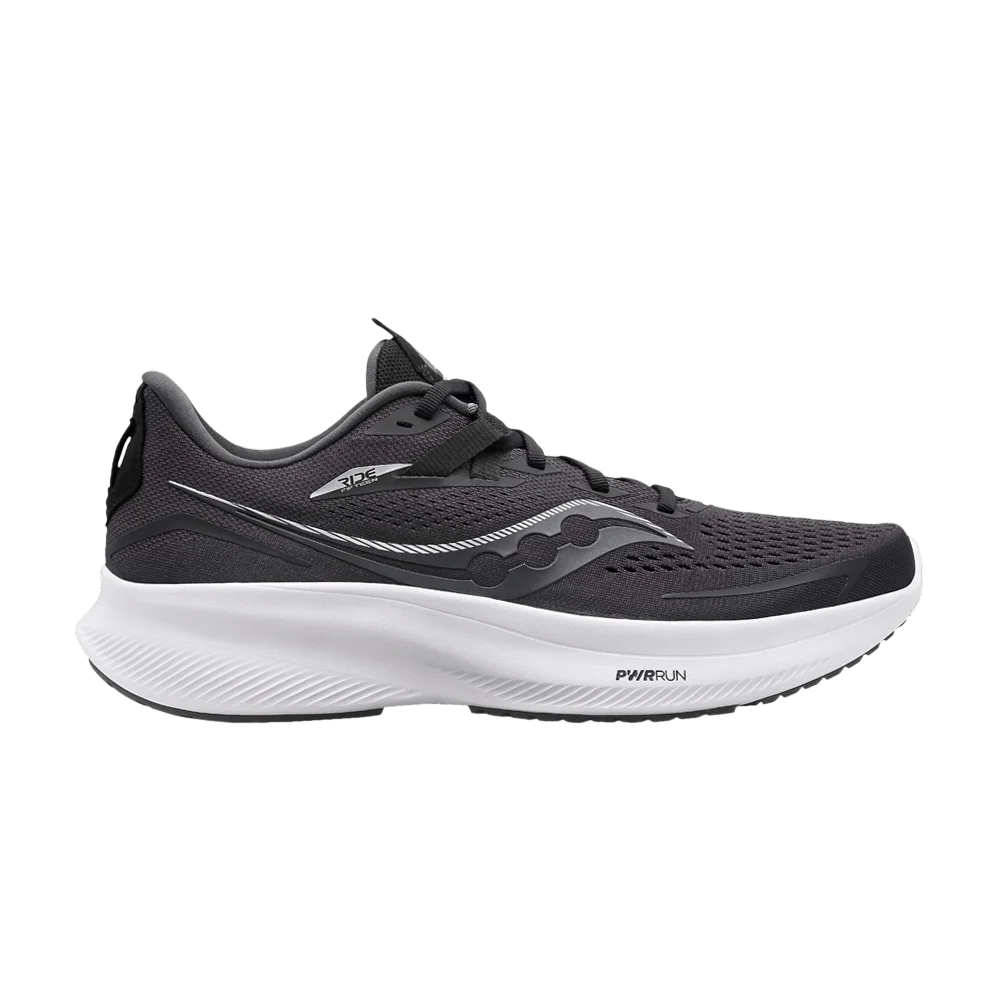 Krossovki-Saucony-Ride-15-Wide-Black-White