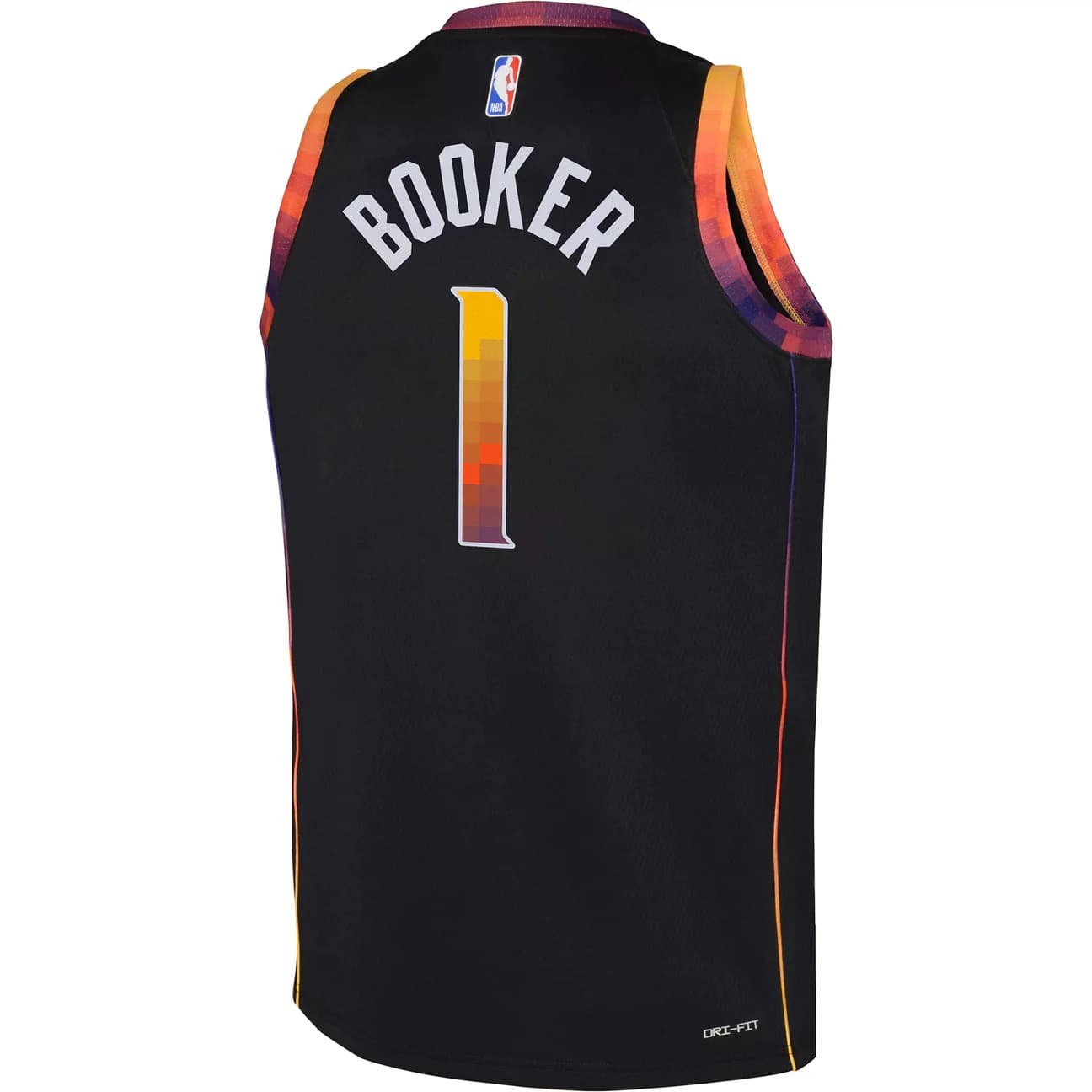 2022-23-Phoenix-Suns-Devin-Booker-1-Youth-Swingman-Statement-Edition-Black-Jersey-6