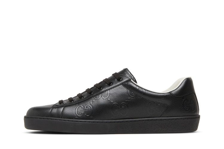 Кроссовки Gucci Ace 'GG Embossed - Black'