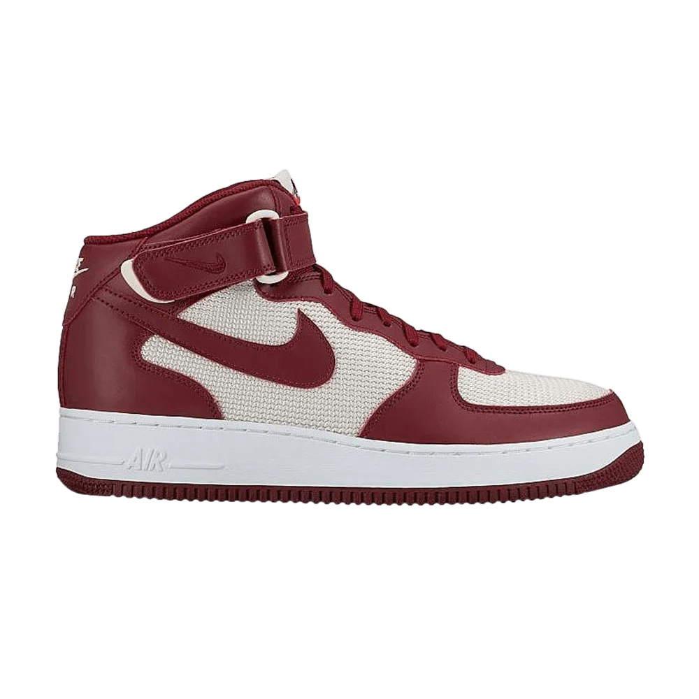 Krossovki-Nike-Air-Force-1-Mid-07-Team-Red