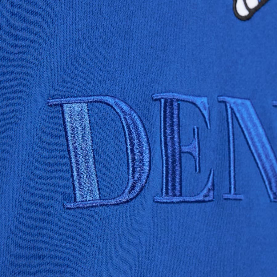 Худи Mitchell & Ness Royal Denver Nuggets Team OG 3.0 Vintage Fleece Pullover Hoodie