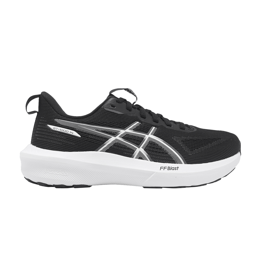 Кроссовки Asics Wmns GT 1000 14 Wide 'Black White'