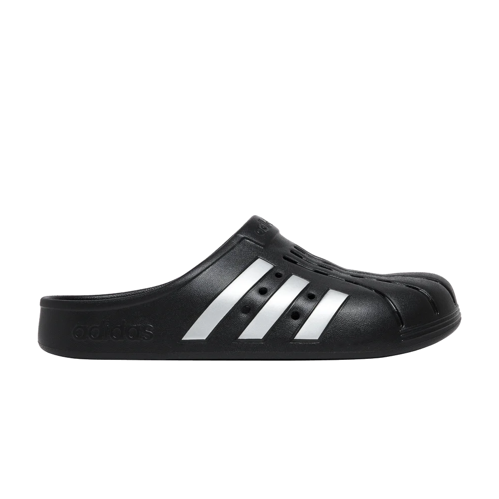 Сабо Adidas Adilette Clog 'Black Silver'