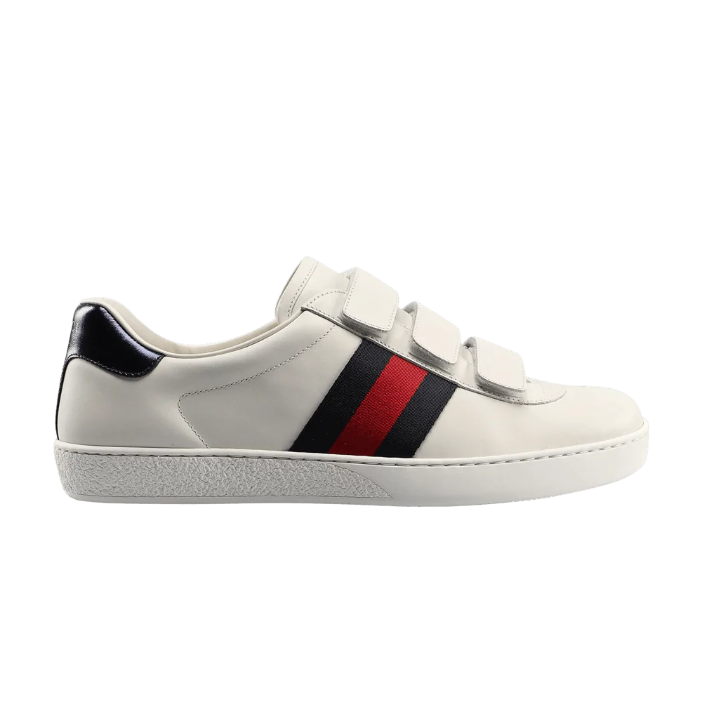 Krossovki-Gucci-New-Ace-Grip-Strap-Low-White