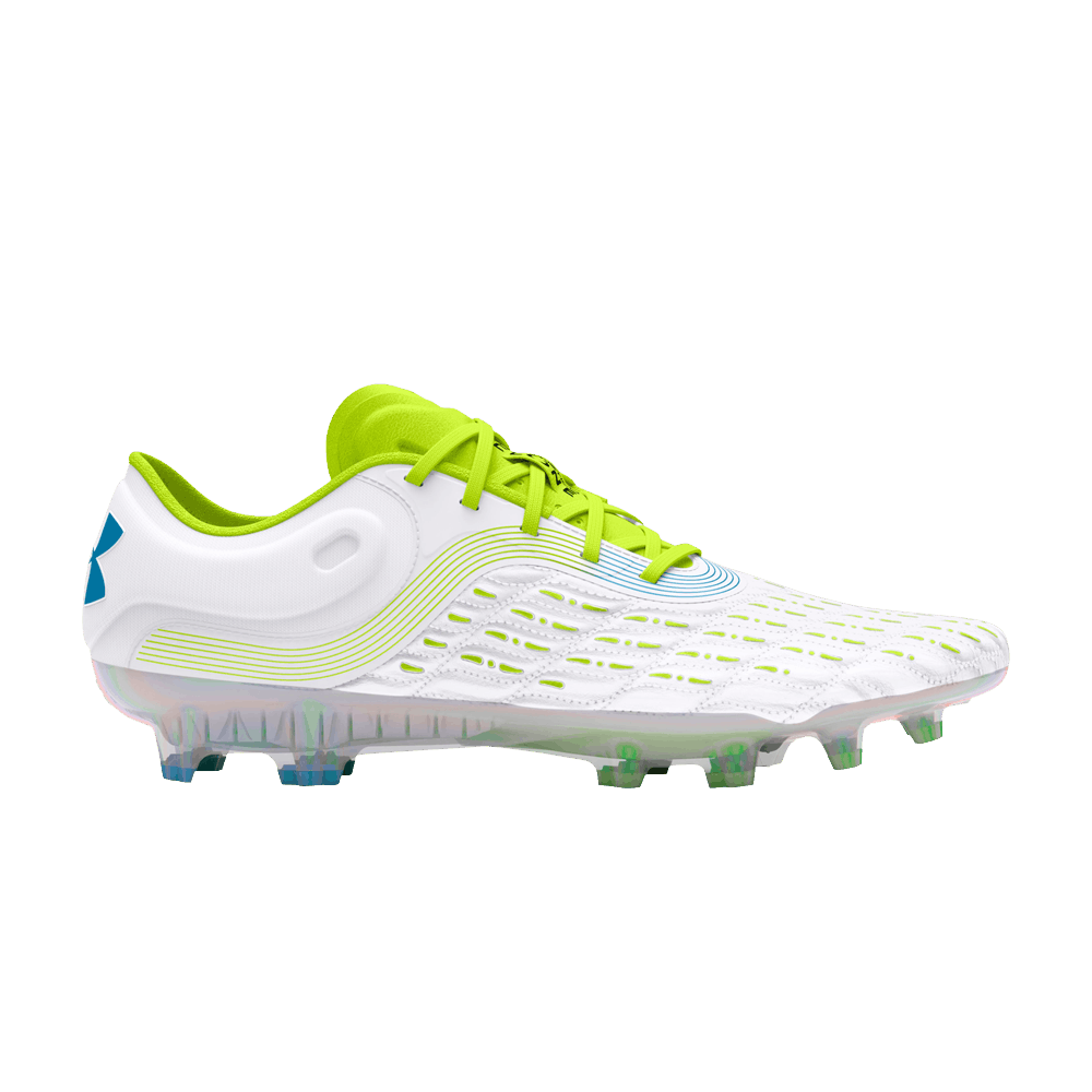 Кроссовки Under Armour Magnetico Elite 3 FG 'White High Vis Yellow'