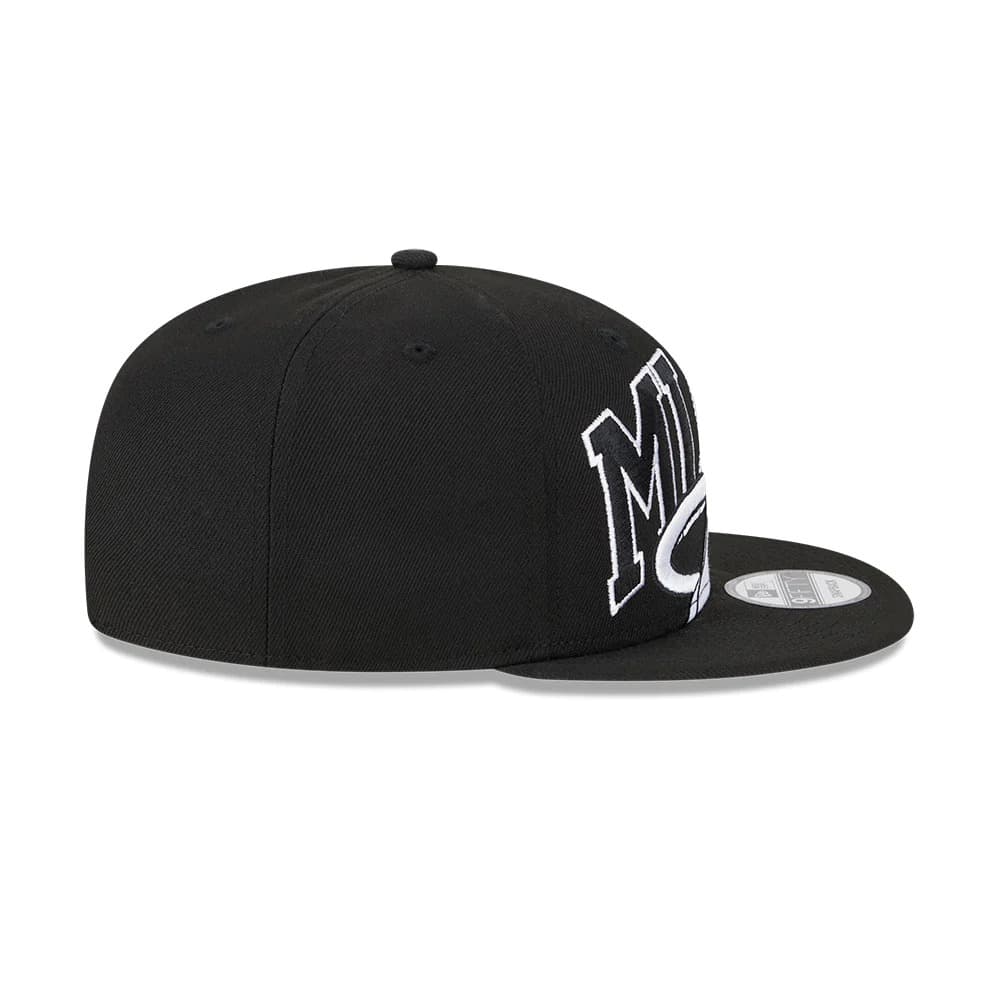Бейсболка New Era Miami Heat 2024 Tip Off Black 9FIFTY NBA Snapback Hat