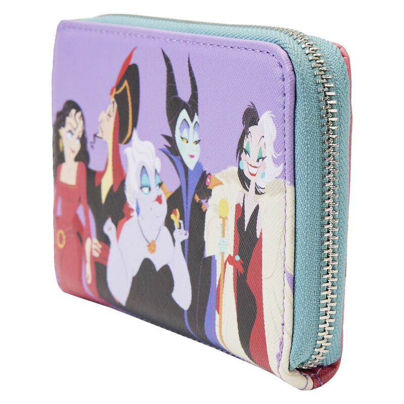 Кошелёк Disney Villains Color Block Zip Around Wallet
