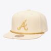 Mitchell-Ness-Cream-Atlanta-Braves-Golden-Ivory-Snapback-Hat-100x100