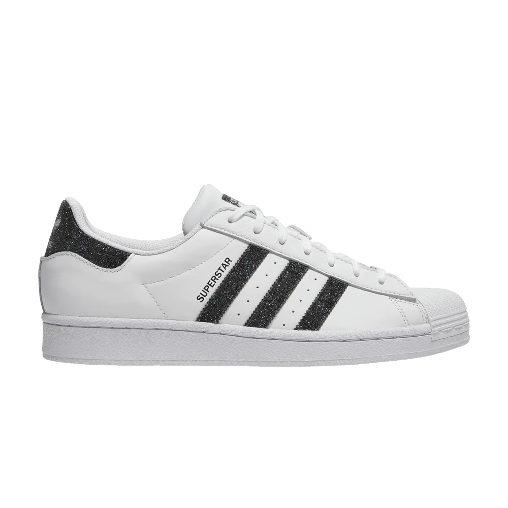 Кроссовки Swarovski x adidas Superstar 'White Black'