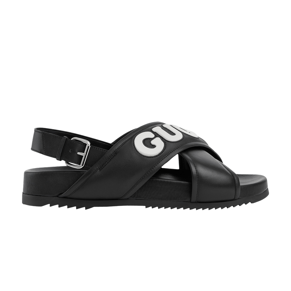 Сандалии Gucci Crossover Sandal 'Black White'