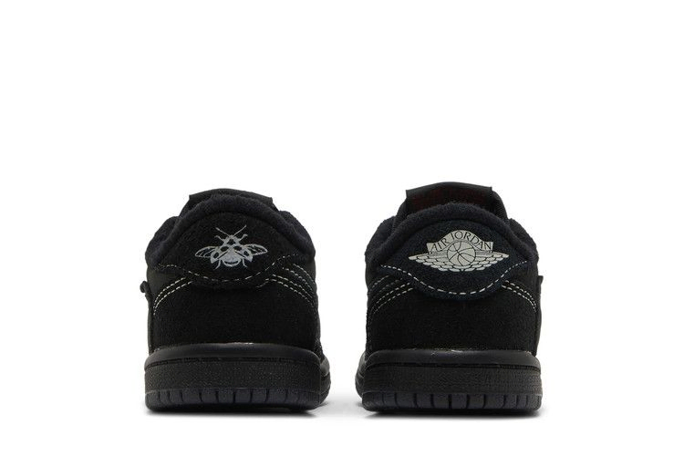 Кроссовки Travis Scott x Air Jordan 1 Retro Low OG SP TD 'Black Phantom'