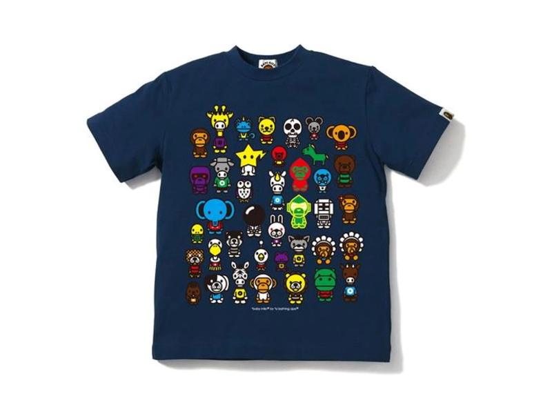 Футболка BAPE A to Z Tee K Navy