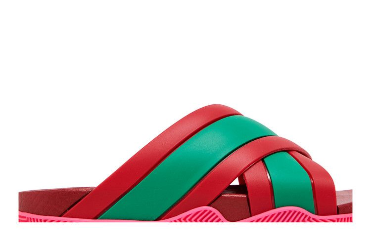 Сандалии Gucci Wmns Web Stripe Slide Sandal 'Coral'