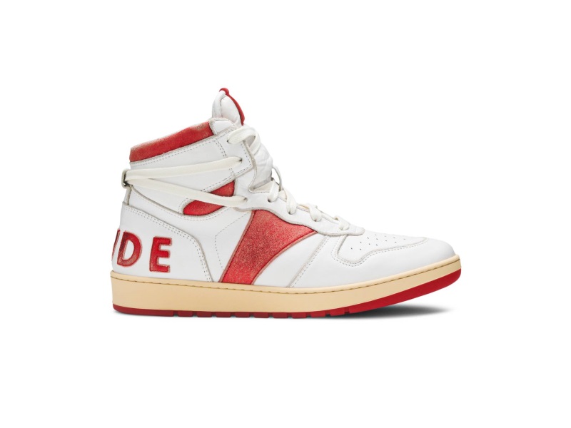 Кроссовки Rhude Rhecess High White Red