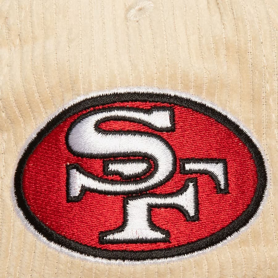 Бейсболка Mitchell & Ness White San Francisco 49ers Cordy Deadstock Snapback Hat