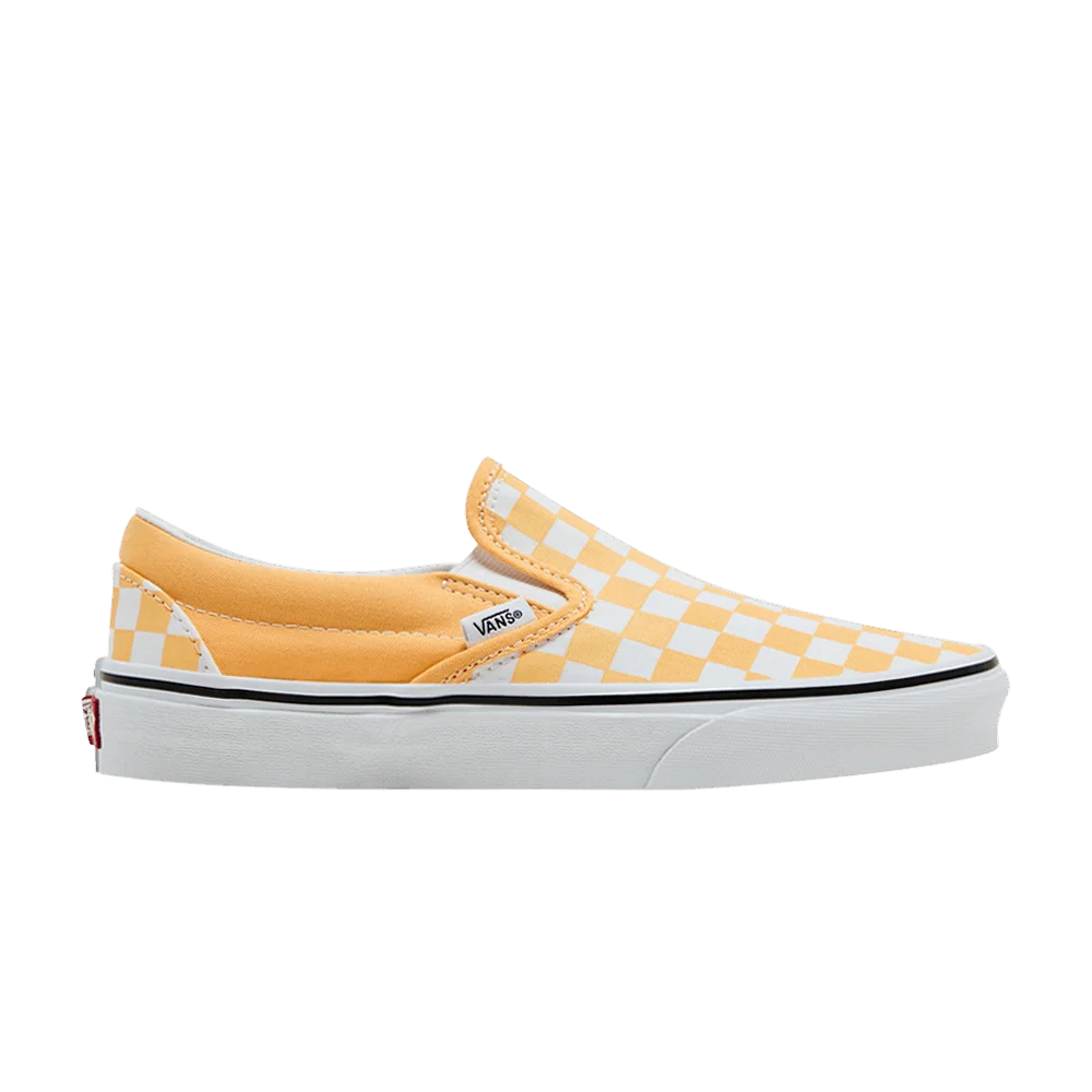 Vans-Classic-Slip-On-Checkerboard-Flax