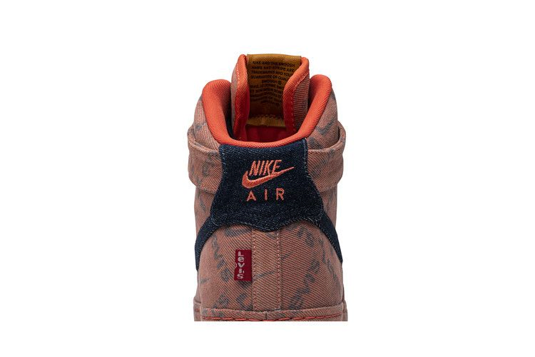 Кроссовки Levi's x Nike By You x Air Force 1 High 'Exclusive Denim'