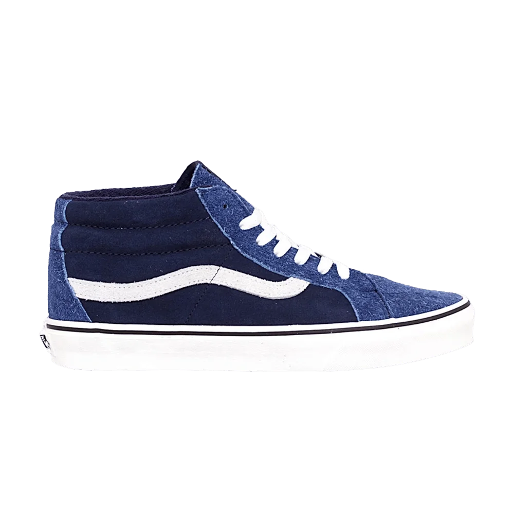 Krossovki-Vans-Sk8-Mid-Reissue-Hairy-Suede-Mix-Dress-Blues