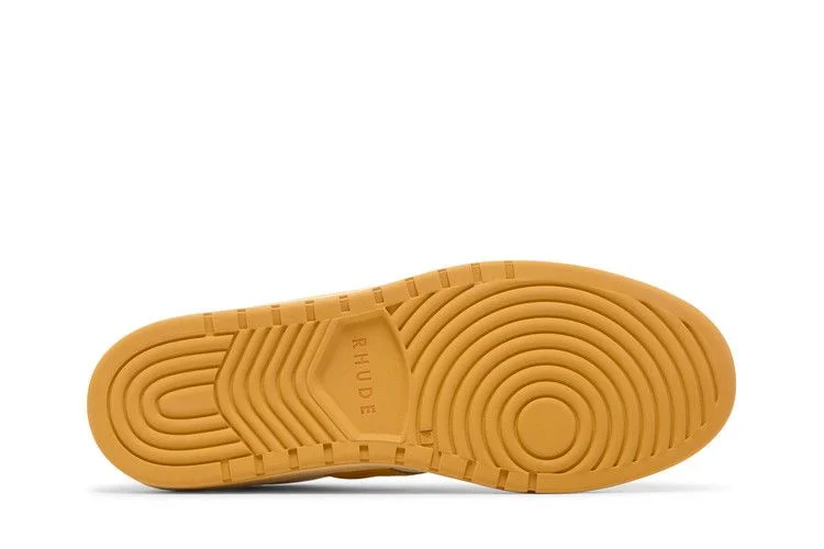 Krossovki-Rhude-Rhecess-Low-White-Mustard-3