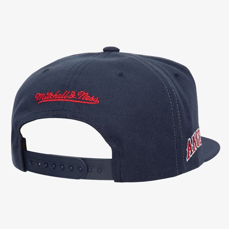Бейсболка Mitchell & Ness Royal California Angels Day 4 Cooperstown Collection Snapback Hat