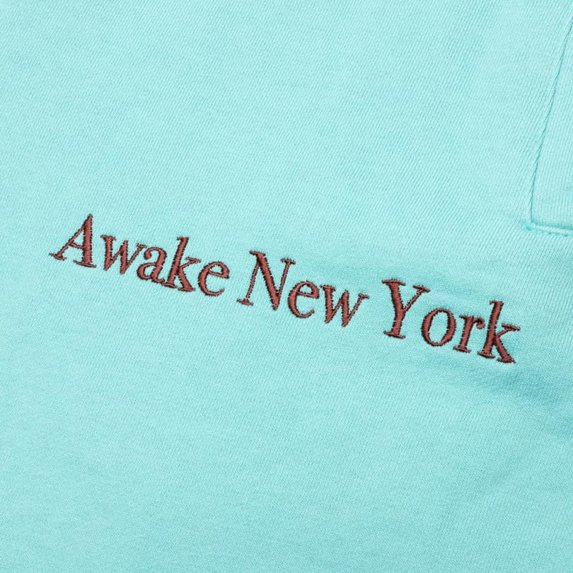 Спортивные штаны Awake Classic Outline Logo Paneled Embroidered Sweatpant Teal