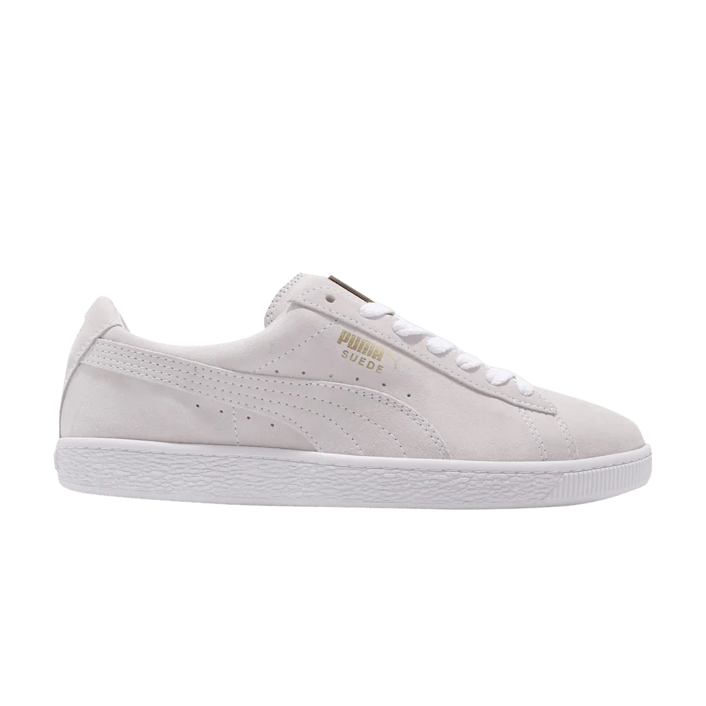 Krossovki-Puma-Suede-Classic-Metal-Badge-White-Team-Gold