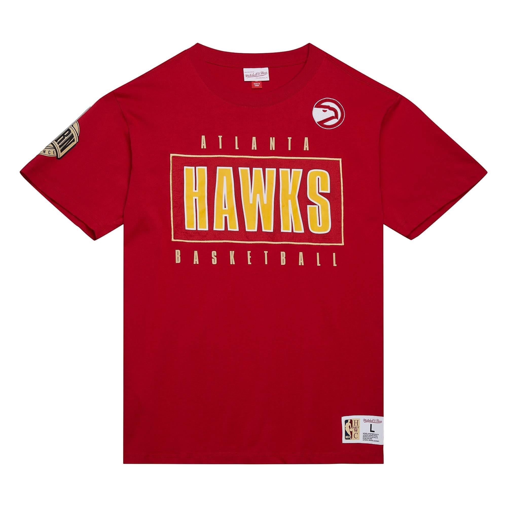 Футболка Mitchell & Ness Team OG 2.0 Premium SS Vintage Logo Atlanta Hawks T-Shirt