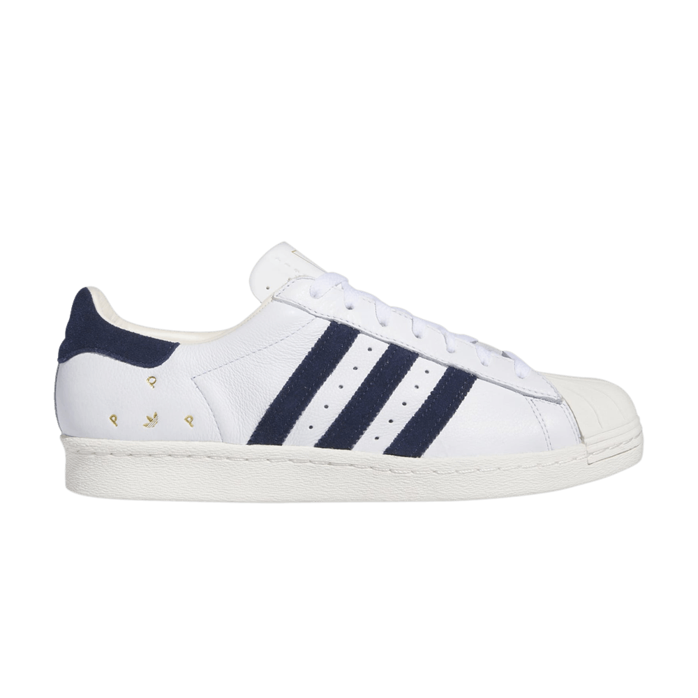 Кроссовки Pop Trading Company x adidas Superstar ADV 'White Collegiate Navy'
