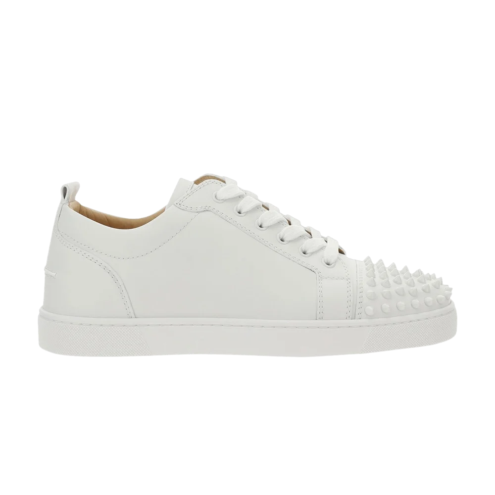 Krossovki-Christian-Louboutin-Louis-Junior-Spikes-Flat-White