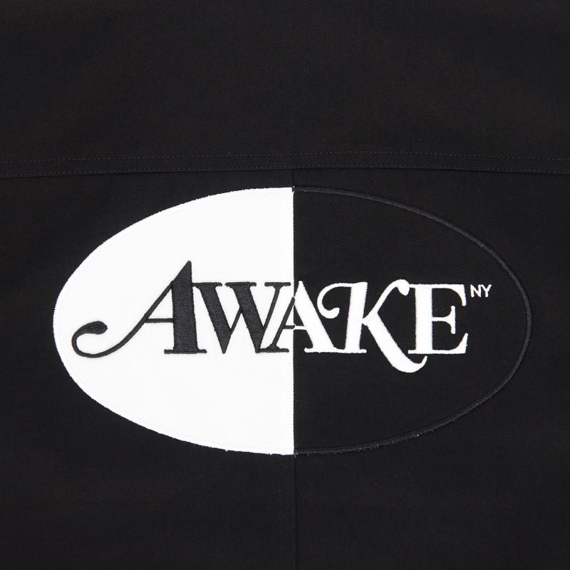 Куртка Awake Split Logo Harrington Patch Jacket Black