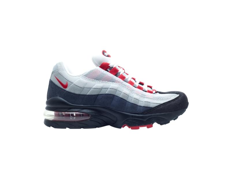 Кроссовки Nike Air Max 95 GS White Black Chile Red