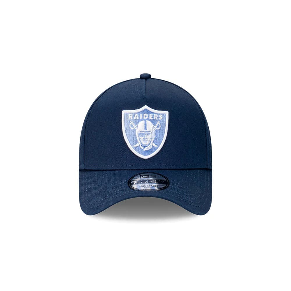 New-Era-Las-Vegas-Raiders-9FORTY-Midnight-Ice-A-Frame-NFL-Snapback-Hat-4