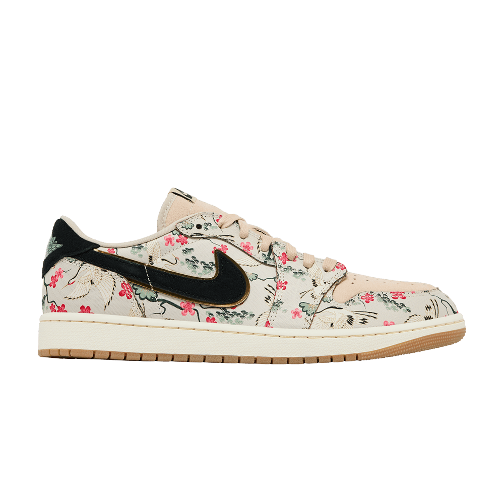 Кроссовки Rui Hachimura x Air Jordan 1 Retro Low OG 'Cranes'