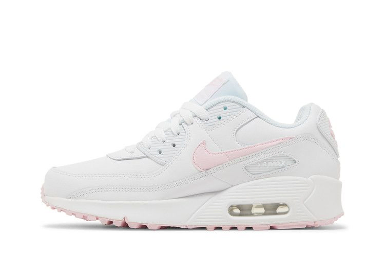 Кроссовки Nike Air Max 90 Leather GS 'White Pink Foam'