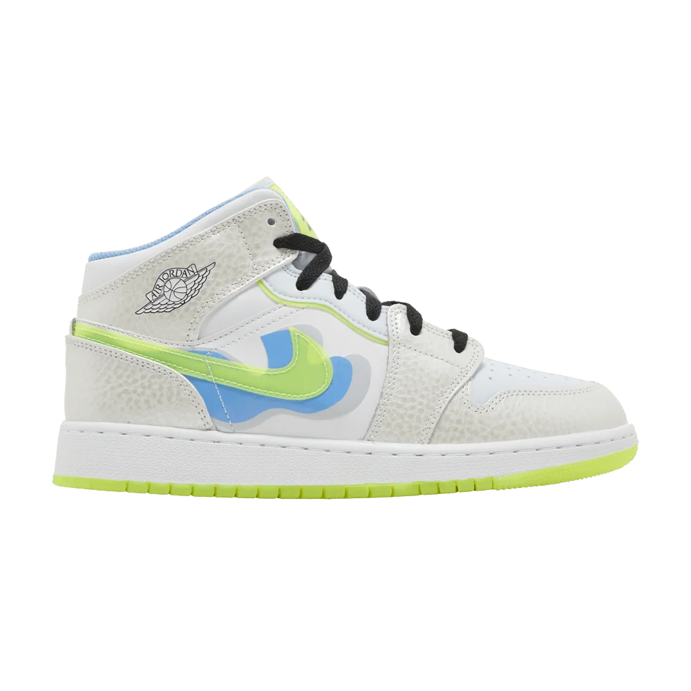 Krossovki-Air-Jordan-1-Mid-SE-GS-Warped-Swoosh