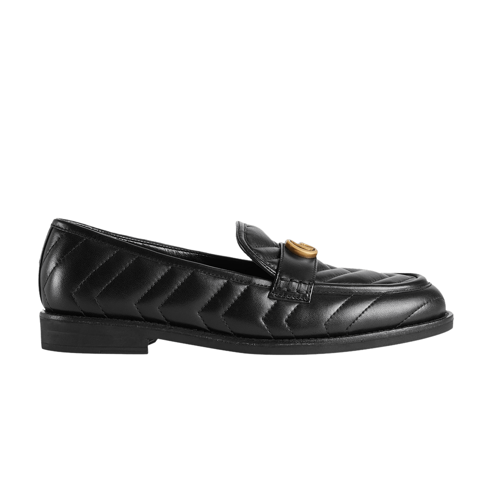 Кроссовки Gucci Wmns Double G Loafers 'Black'
