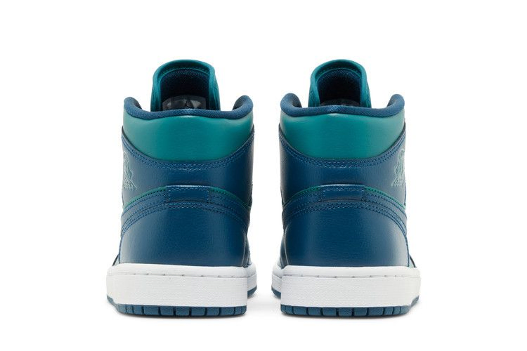 Кроссовки Wmns Air Jordan 1 Mid 'Teal French Blue'