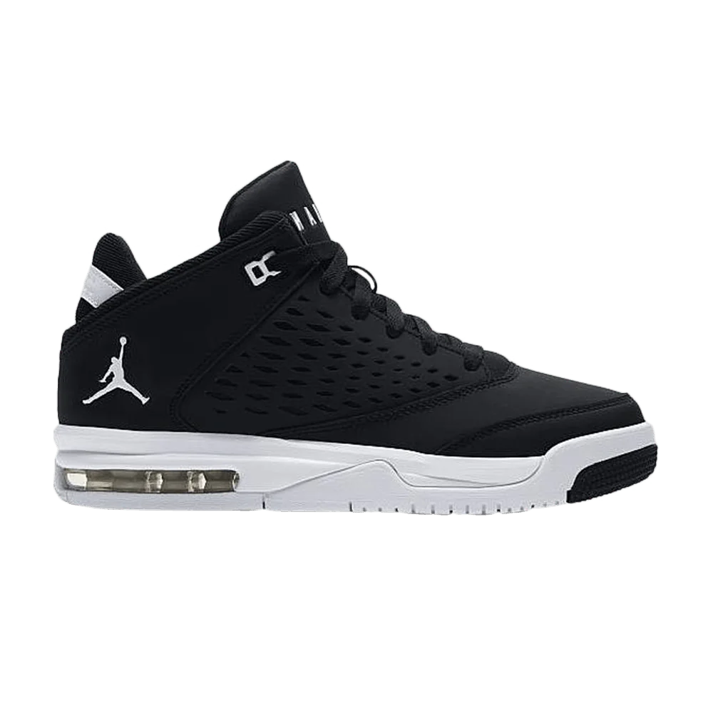 Krossovki-Air-Jordan-Flight-Origin-4-GS-Black-Gym-Red