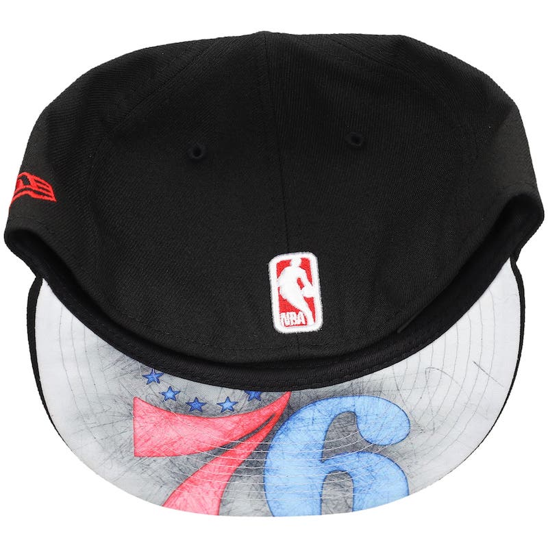 Mens-New-Era-Black-Philadelphia-76ers-Team-Wordmark-59FIFTY-Fitted-Hat-1
