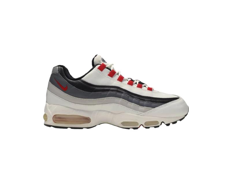 Кроссовки Nike Air Max 95 Leather Sc White Comet Red Blk