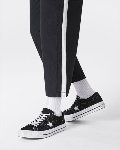 Кроссовки Converse One Star Low Black Suede