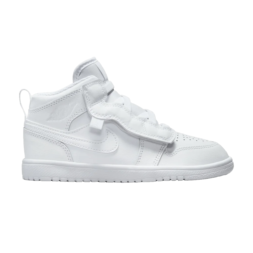 Кроссовки Air Jordan 1 Mid ALT PS 'Triple White' 2023