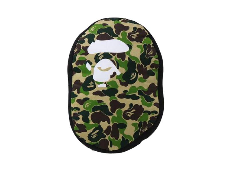 Подушка BAPE ABC Camo Ape Head Cushion Green